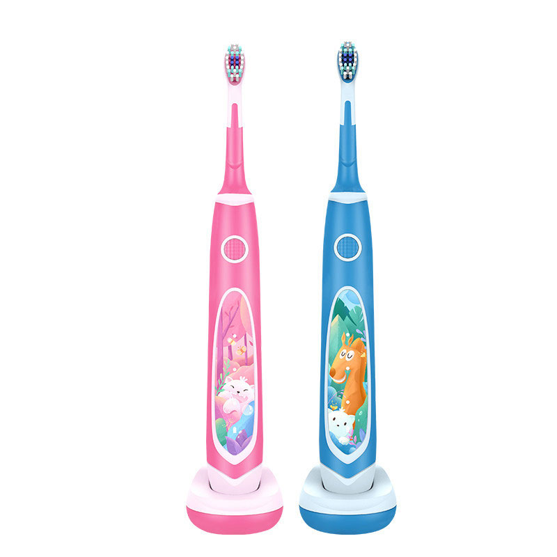 Brosse à dents électrique sonique pour enfants de dessin animé
